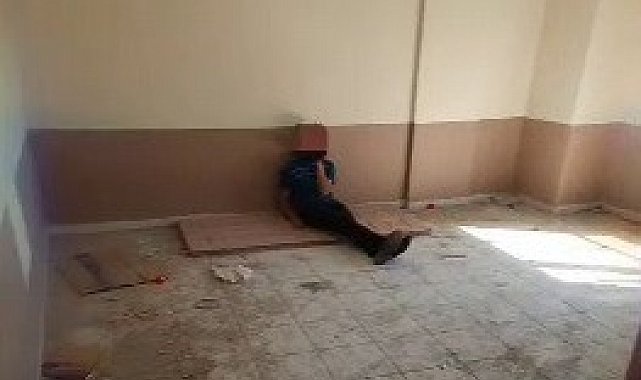 Madde bağımlılarının kullandığı bina kapatıldı