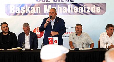 Mahalle sakinlerinin taleplerini dinledi