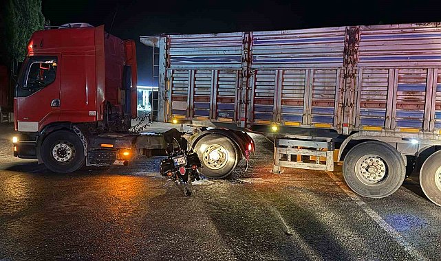 Malatya'da kamyon ile motosiklet çarpıştı: 1 yaralı