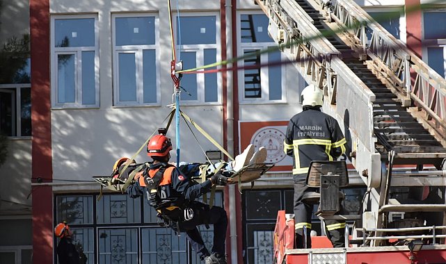 Mardin'de deprem tatbikatı