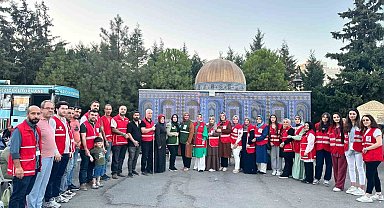 Mardin'de Kızılay'dan Gazze için etkinlik