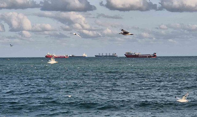 Marmara Denizi'nde poyraz ulaşımı olumsuz etkiledi