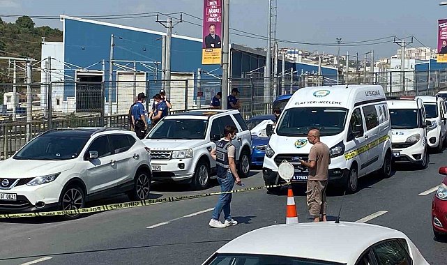Marmaray istasyonu önünde şok eden olay