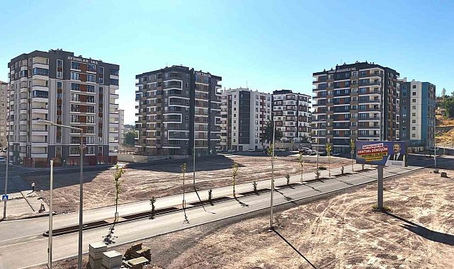 Melikgazi'de modern daireler sahiplerini buluyor