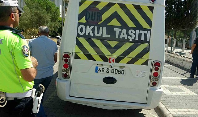 Menteşe'de okul servisleri denetleniyor