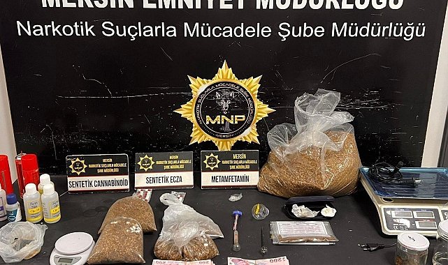 Mersin'de 1 haftada 127 narkotik olayında 152 şüpheli yakalandı