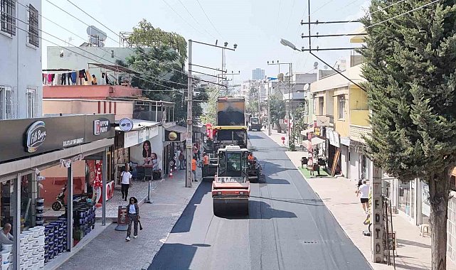 Mersin'de eskiyen caddeler yenileniyor
