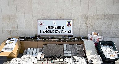 Mersin'de kaçak makaron operasyonu: 2 gözaltı