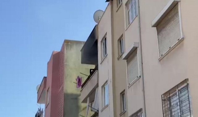 Mersin'de kiracı evi ateş verdi, mahalleli tepki gösterdi