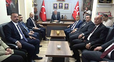 MHP heyeti "Terörsüz Türkiye" toplantıları çerçevesinde Kilis'te