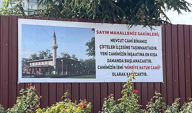 Mıhriye Hatun Camii taşınıyor
