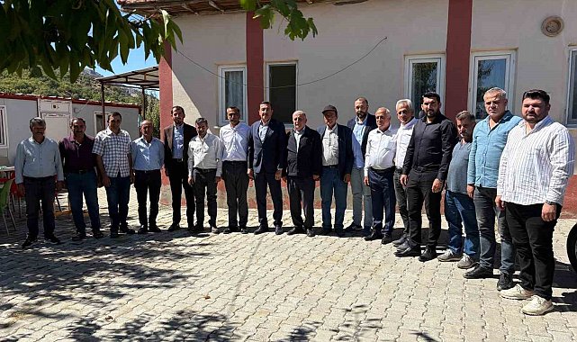 Milletvekili Tüfenkci, Doğanşehir'de muhtarlarla bir araya geldi