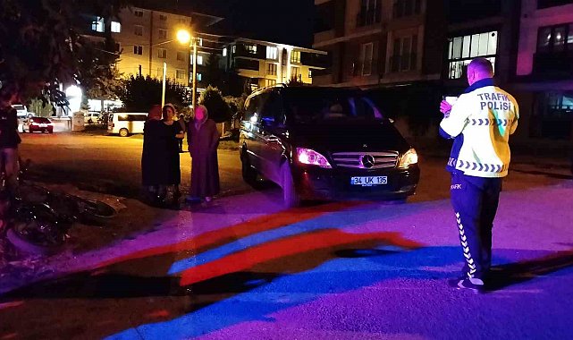 Minibüs ile elektrikli bisiklet çarpıştı: 1 çocuk yaralandı