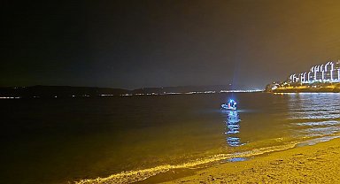 Mudanya'da denizde çığlık seslerini duyan sahile koştu