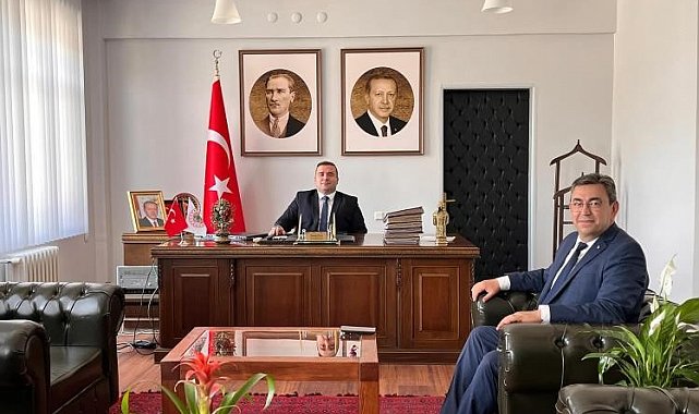 Müdür Dikmen'den Kaymakam Ünal'a hayırlı olsun dileği