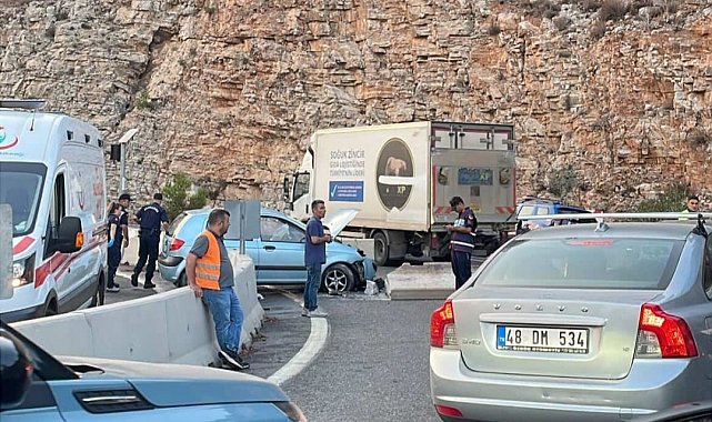 Muğla'da trafik kazası: 2 yaralı