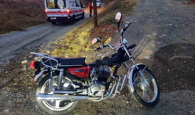Muratlı'da motosiklet kazası: 1 yaralı