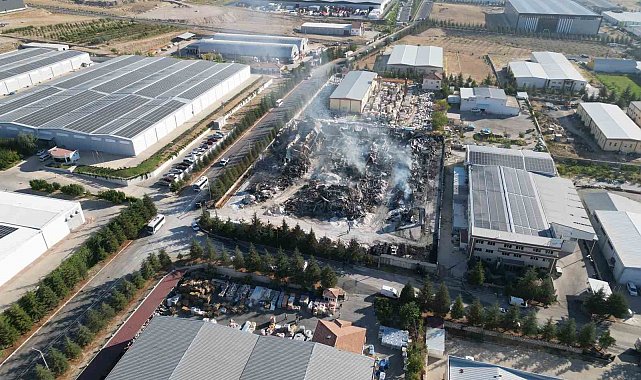 Niğde'deki fabrika yangını 10 saatlik çalışma ile söndürüldü