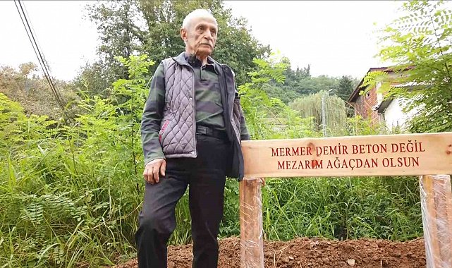 Ölümden sonra doğaya saygı: "Mezarım mermerden değil ağaçtan olsun"