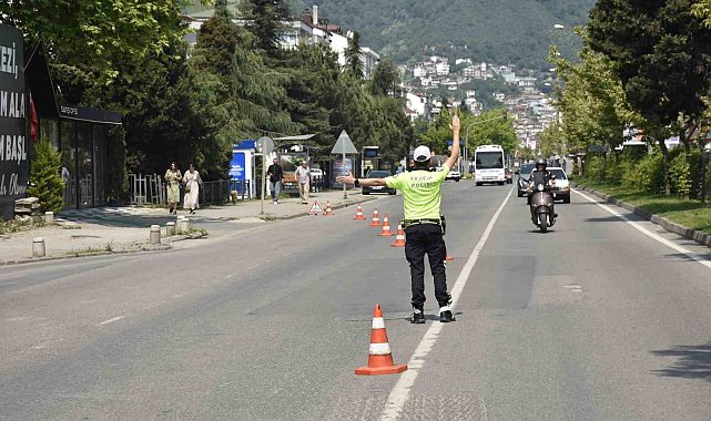 Ordu'da bir haftada 19 bine yakın araç ve sürücüsü denetledi