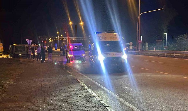 Ordu'da minibüs ile hafif ticari araç çarpıştı: 1 yaralı