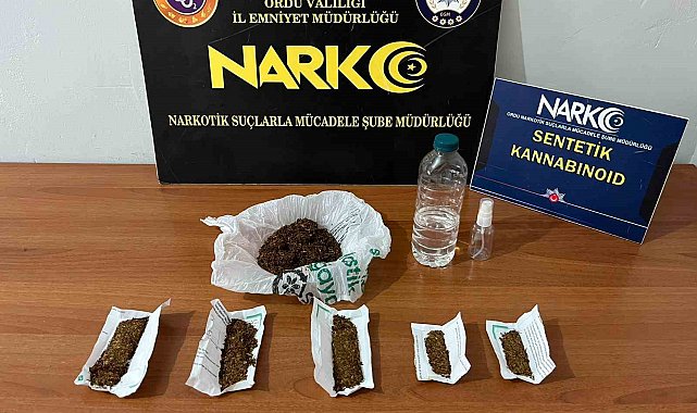 Ordu'da uyuşturucu operasyonlarında 2 tutuklama