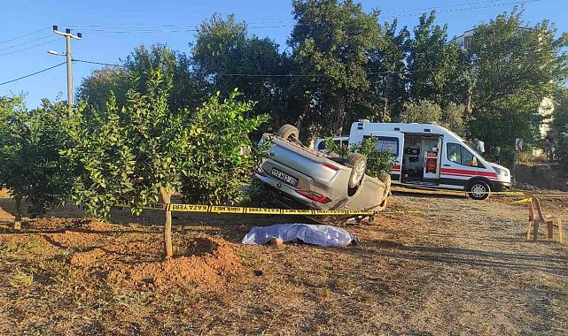 Otomobil şarampole devrildi: 1 ölü