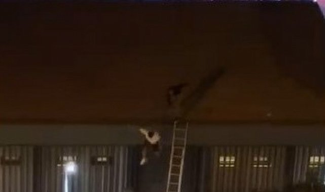 Özel güvenlik görevlileri, konseri kaçak izleyen genci çatıdan aşağı attı