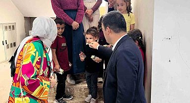 Patnos Kaymakamı ve eşi ADEM evlerini ziyaret etti