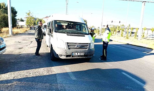 Patnos'ta taşımalı eğitim servislerinde güvenlik denetimi
