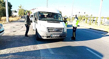 Patnos'ta taşımalı eğitim servislerinde güvenlik denetimi