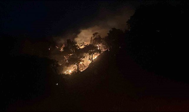 Pınardere'de alevler yeniden yükseldi