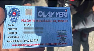 "Resmi hizmete mahsustur" kartıyla trafiğe çıkılan aracın sahibiyle ilgili yeni gelişme
