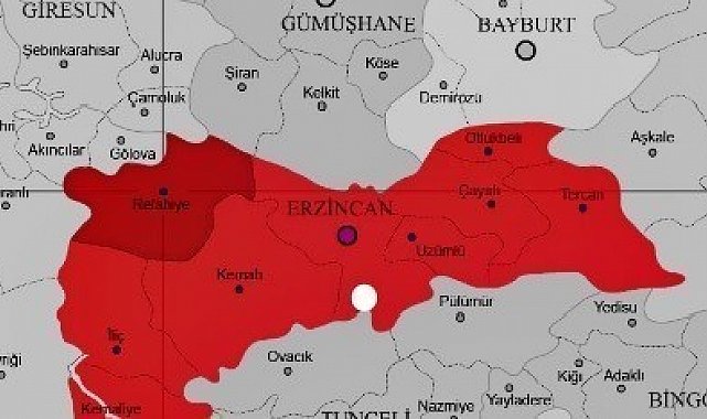 Refahiye'de 2.7 büyüklüğünde deprem
