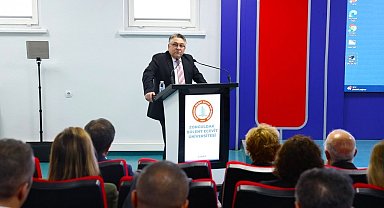 Rektör Prof. Dr. Özölçer'den YTB Başkanı Turus'a ziyaret