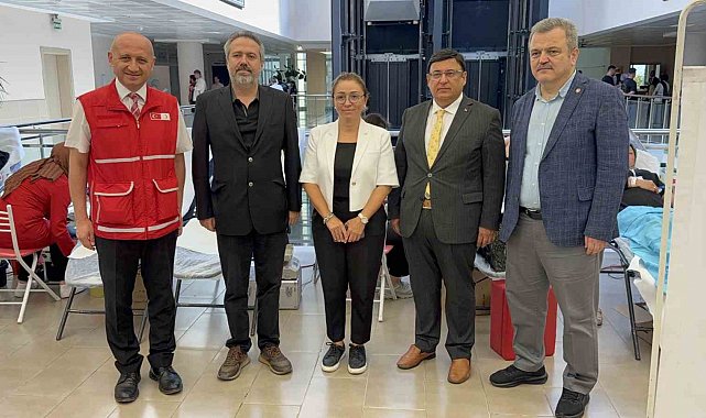 Samsun Adliyesi'nde Kızılay'a kan bağışı kampanyası