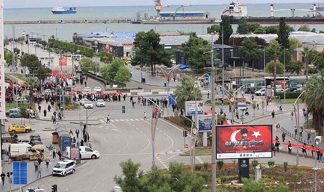 Samsun'da Gaziler Günü'nde korolu kutlama ve "Terörsüz Türkiye" mesajı