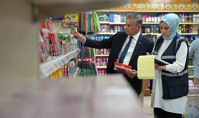 Samsun'da kırtasiye ürünlerine denetim