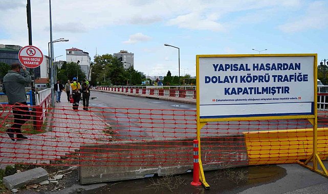 Samsun'da köprü kapatıldı: "Ayaklarda korozyon var"