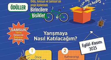 Samsun'da öğrenciler kokarca toplama yarışında