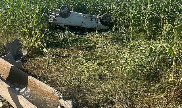 Şanlıurfa'da otomobil devrildi: 1 ölü, 1 yaralı