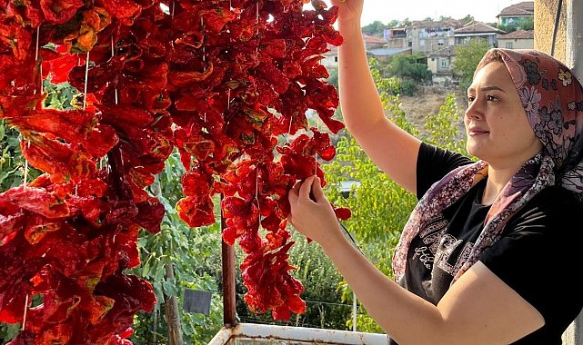 Sarıgöllü kadınlardan kışlık mesaisi