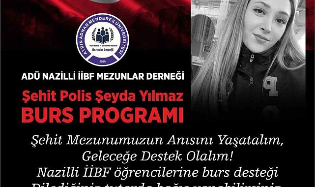 Şehit Polis Şeyda Yılmaz'ın adı burs programıyla yaşatılacak