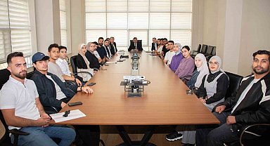 Selçuk Üniversitesi yönetimi Filistinli öğrencilerle buluştu