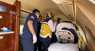 Siirt'teki hasta, ambulans uçakla İstanbul'a sevk edildi