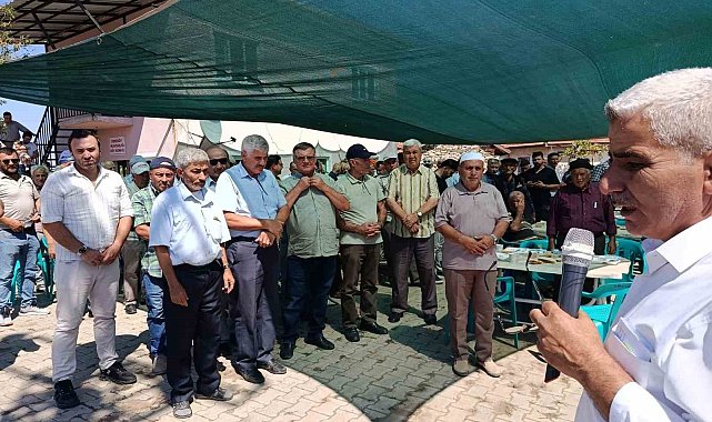 Simav Dereköy'de büyük hayır ve yağmur duası