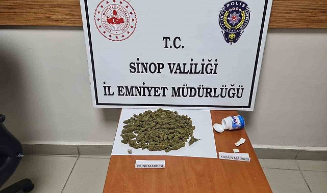 Sinop'ta uyuşturucu operasyonu: 2 gözaltı