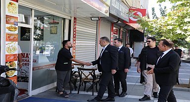 Şırnak İl Emniyet Müdürü Sazak Silopi'de vatandaşlarla bir araya geldi