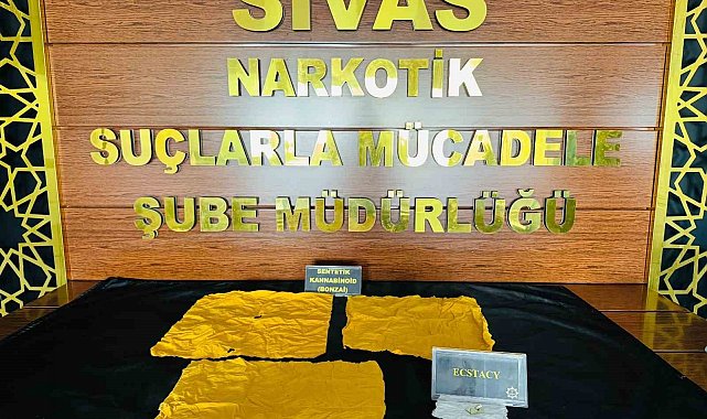 Sivas'ta uyuşturucu operasyonunda 3 tutuklama