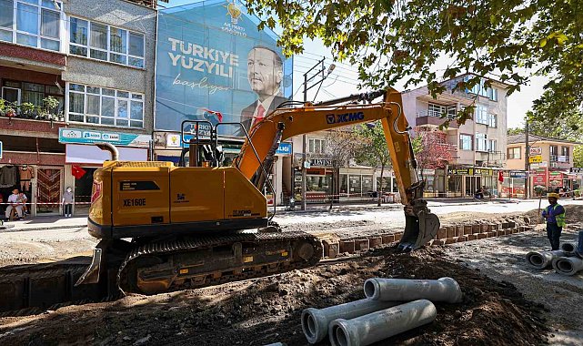 Söğütlü'nün altyapı yatırımında çalışmalar hız kazandı